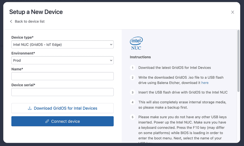 configure